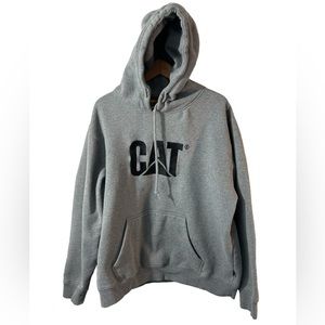 CAT Caterpillar Heavy Machinery Equipment Logo Hoodie Sweatshirt Pullover XXL